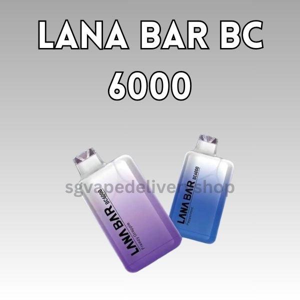 Lana Bar 6000 Puffs - sgvapedeliveryshop