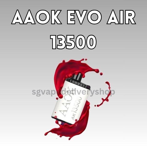 Aaok Evo 13500 Puffs - sgvapedeliveryshop