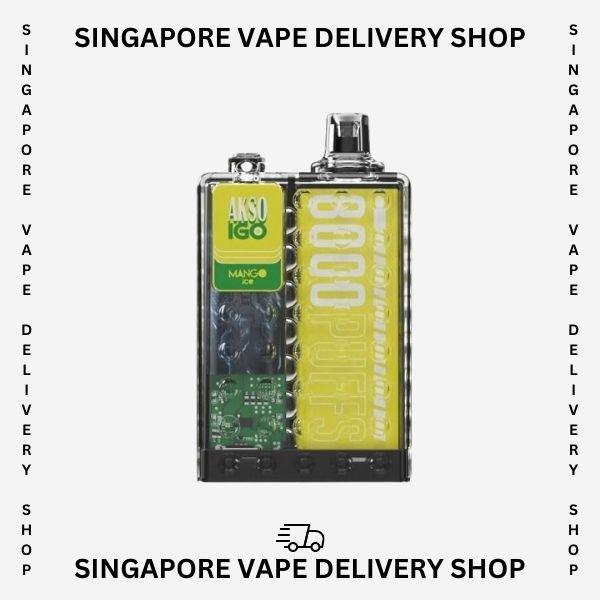 akso-igo-8000-mango-ice-(SG VAPE DELIVERY SHOP)