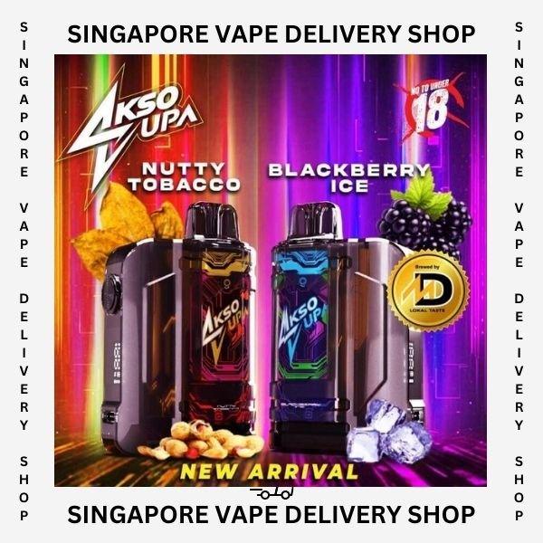 akso-supa-9500-nutty-tobacco-blackberry-ice-(SG VAPE DELIVERY SHOP)