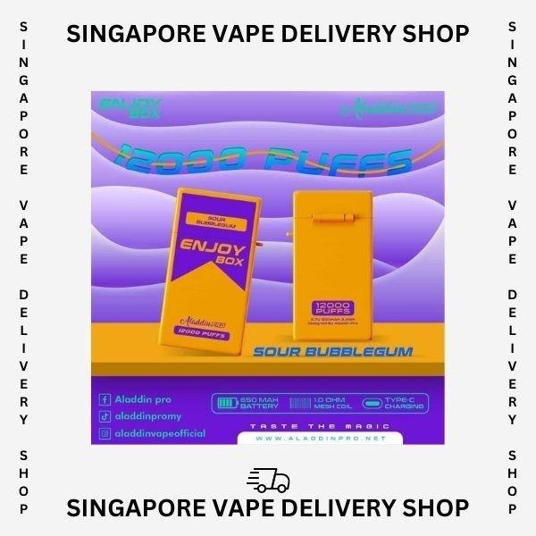 Aladdin-pro-box-12000-sour-bubblegum-(SG VAPE DELIVERY SHOP)