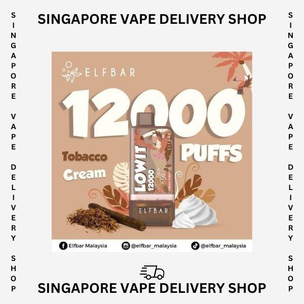 elf-bar-lowit-pod-12000-tobacco-cream-(SG VAPE DELIVERY SHOP)