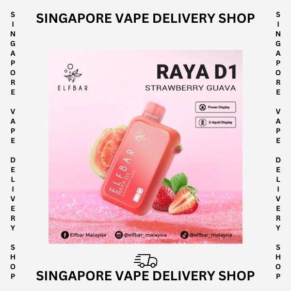 elf-bar-raya-d1-13000-strawberry-guava-(SG VAPE DELIVERY SHOP)