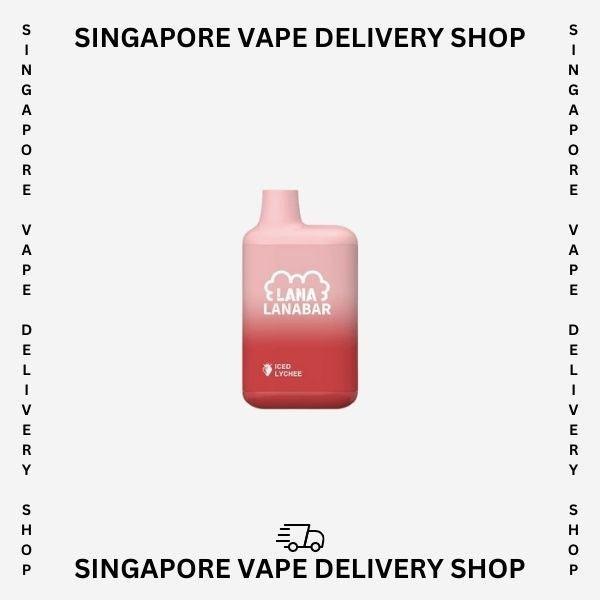 Lana-Bar-5000-iced-lychee-(SG VAPE DELIVERY SHOP)