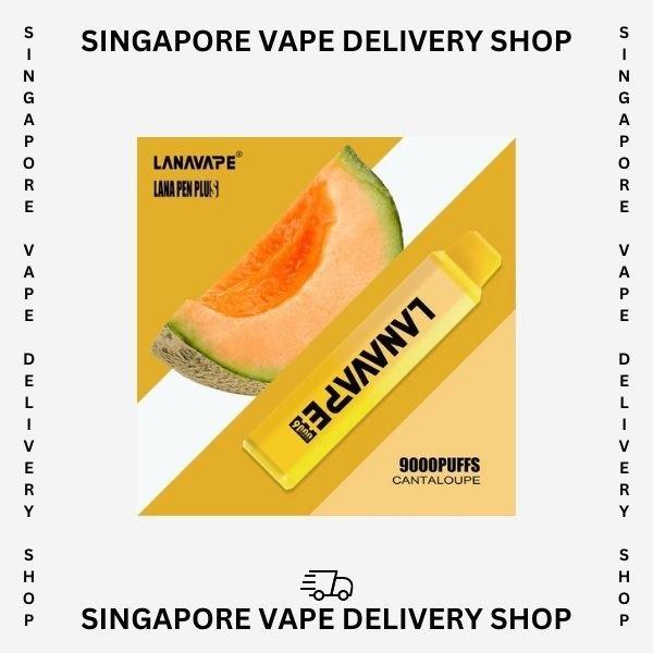 Lana-pen-plus-9000-cantaloupe-(SG VAPE DELIVERY SHOP)