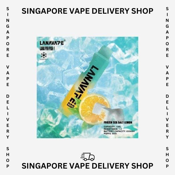 Lana-pen-plus-9000-frozen-sea-salt-lemon-(SG VAPE DELIVERY SHOP)