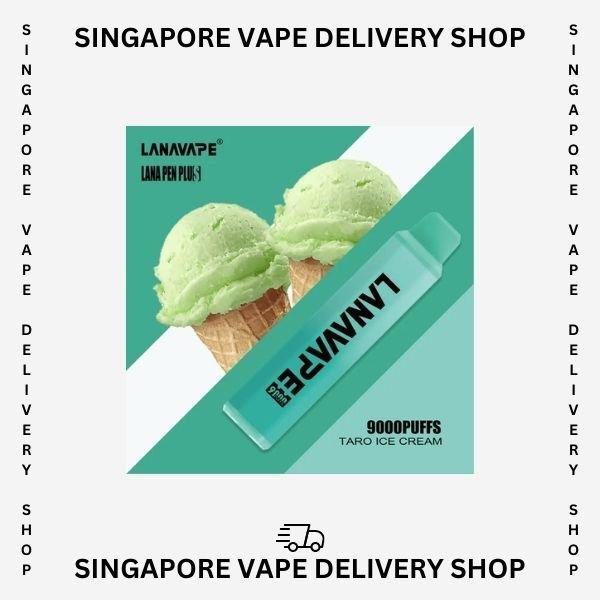 Lana-pen-plus-9000-taro-ice-cream-(SG VAPE DELIVERY SHOP)