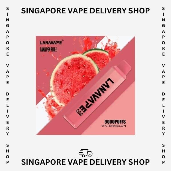 Lana-pen-plus-9000-watermelon-(SG VAPE DELIVERY SHOP)