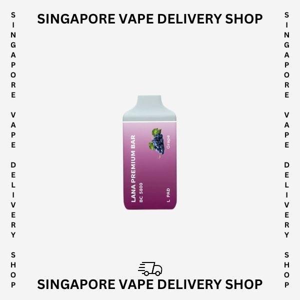 Lana-premium-bar-5800-grape-(SG VAPE DELIVERY SHOP)