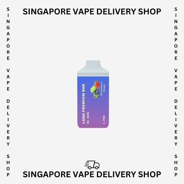 Lana-premium-bar-5800-strawberry-grape-(SG VAPE DELIVERY SHOP)