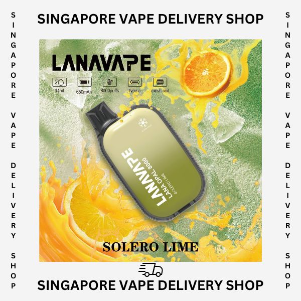 Lana_Opal_8000_Solero_Lime_(SG VAPE DELIVERY SHOP)