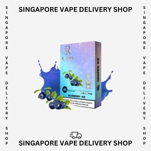 R-one-pod-blueberry-ice-(SG VAPE DELIVERY SHOP)