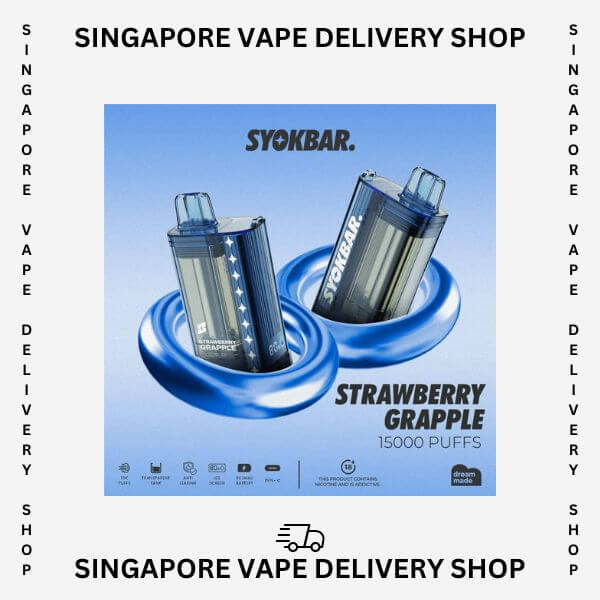 Syok_bar_15000_Strawberry_grapple_(sg vape delivery shop)