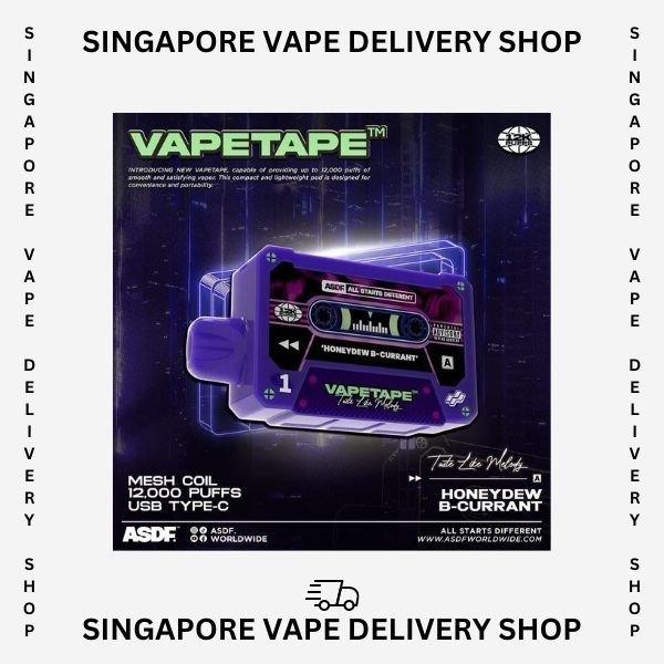 Vapetape-12000-honeydew-blackcurrant-(SG VAPE DELIVERY SHOP)